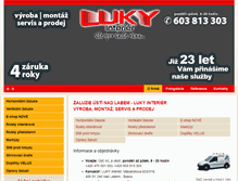 Tablet Screenshot of lukyul.cz